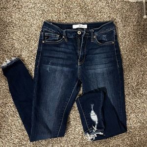 KanCan Skinny Jeans With Holes